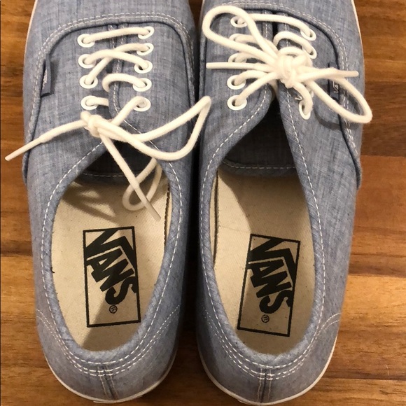 Vans womens blue and white size 8 - Picture 5 of 6